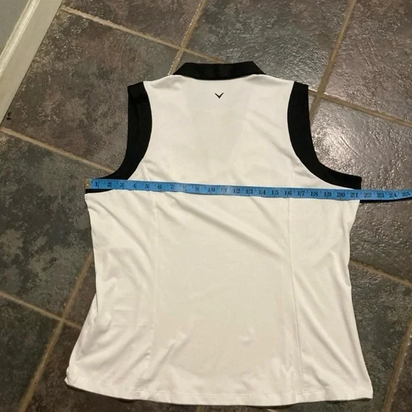 Callaway Black and White Opti-Dri Shirt and Skort Set Size XL - Picture 5 of 11